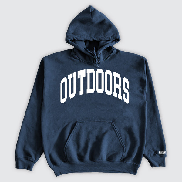 Outdoors Hoodie - Dusk Blue