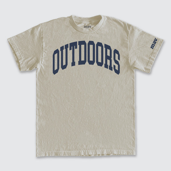 Outdoors Tee - Sand