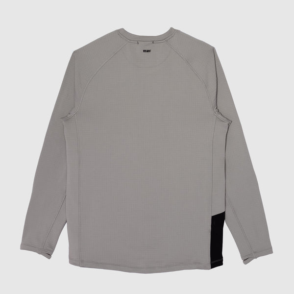 Bonfire Gridback Fleece Top - Grey